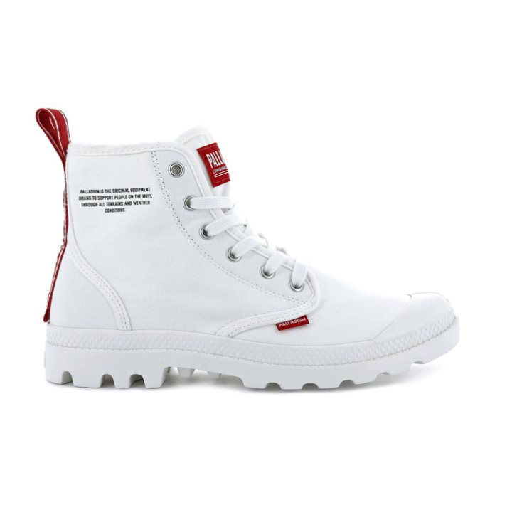 Dámské Boty Palladium Pampa Hi Dare Bílé | CZ VHQ-87C